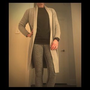 Women’s Long Sleeved Cozy Gray Cardigan